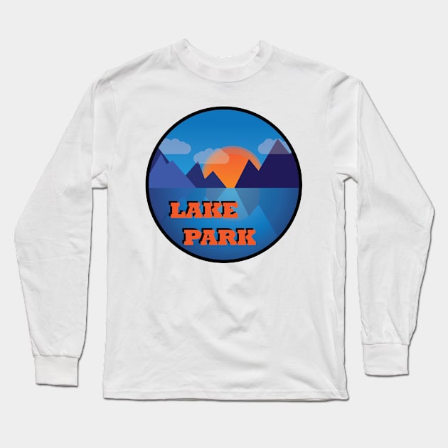 Lake Park Long Sleeve T-Shirt by Mathew Graphic